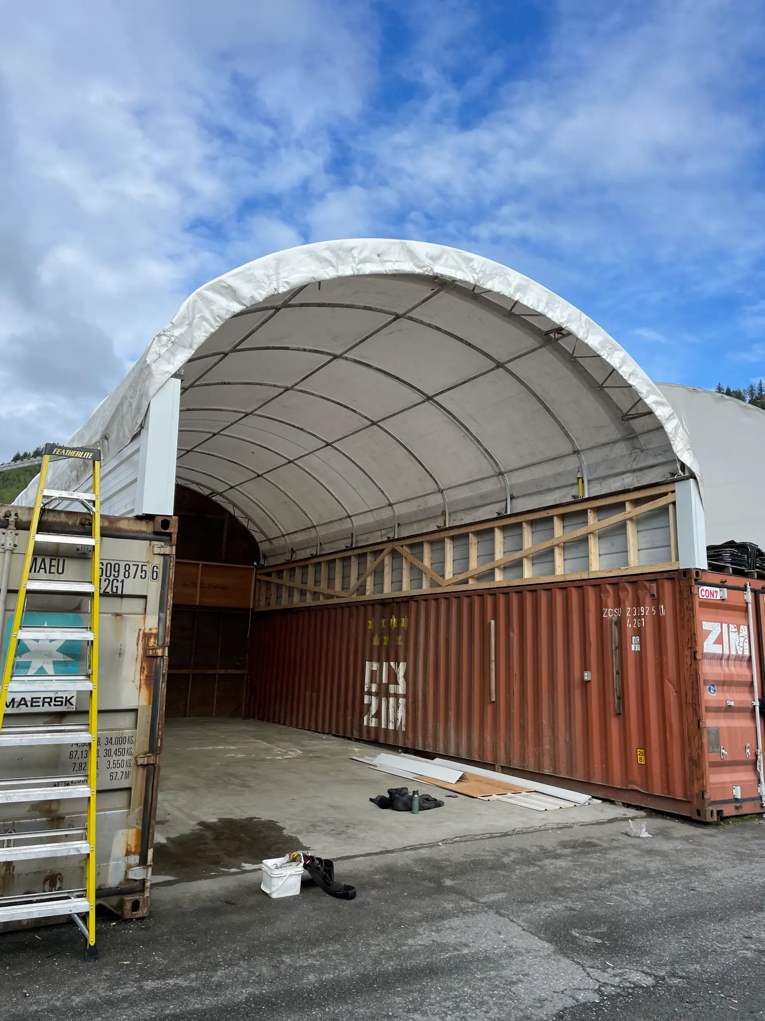 Gutter installation project