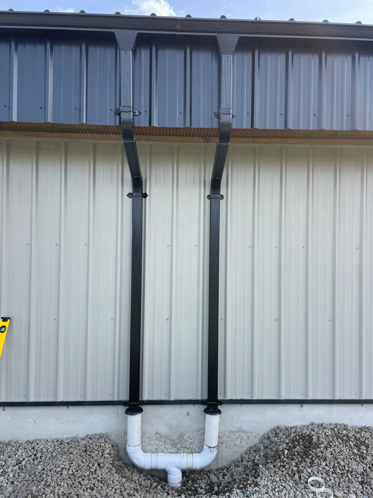 Residential gutter system installation