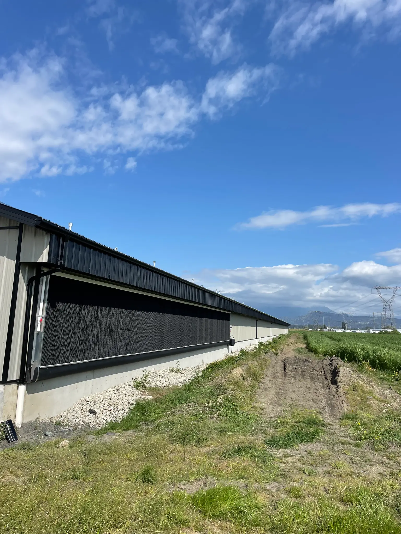 Complete gutter system on home